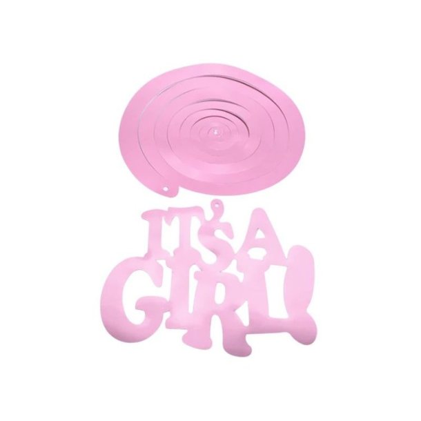 'It's a girl' spiral/6 stk.