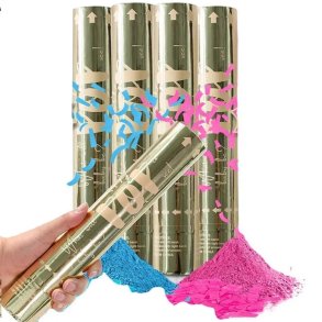 Gender Reveal Konfettirr 30 Cm.