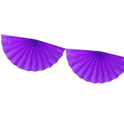 Fane Guirlande Mrke Lilla Str. 40 Cm./ 3 m.