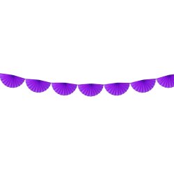 Fane Guirlande Mrke Lilla Str. 40 Cm./ 3 m.