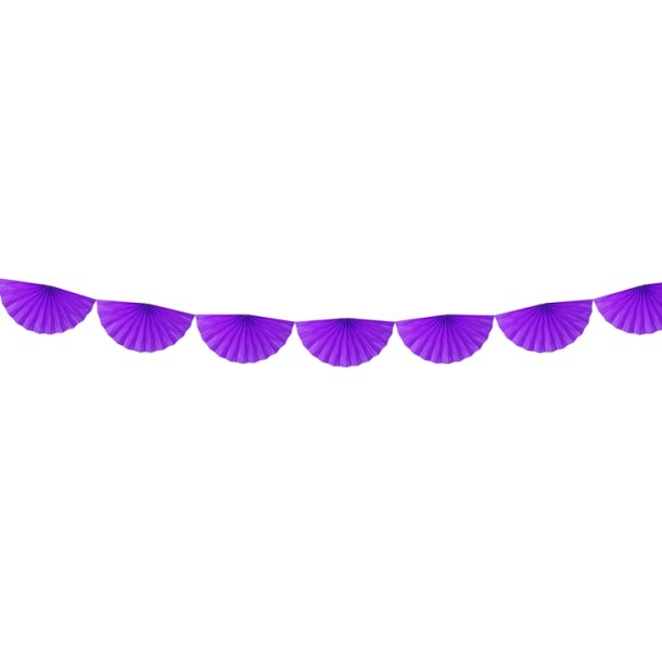Fane Guirlande Mrke Lilla Str. 40 Cm./ 3 m.