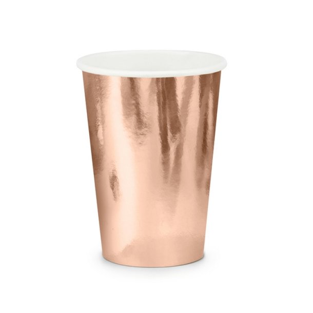 Rosegold Papkrus/ 6 stk. 