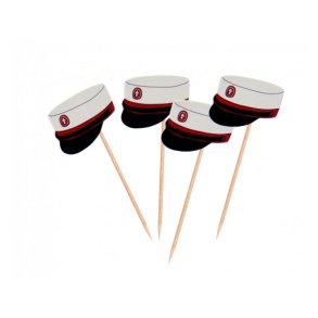 Tandstikker med Rde Studenterhuer/ 30 Stk. 