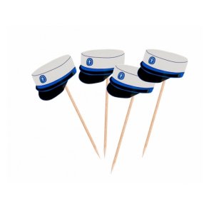 Tandstikker med Bl Studenterhuer/ 30 Stk. 