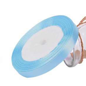 Satinbnd lysebl 10 mm/ 22 M.