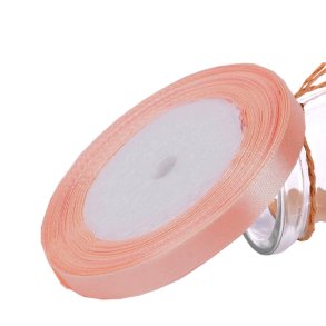 Satinbnd stvet lyserd 10 mm/ 22 M.