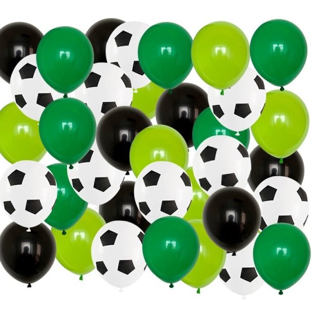 Latex Ballon Fodbold 30 cm./ 5 Stk.