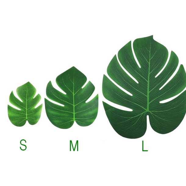 Monstera Dekorations Blade / 30 Stk.
