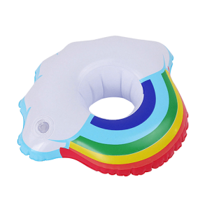 Oppustelig drinksholder/ Regnbue
