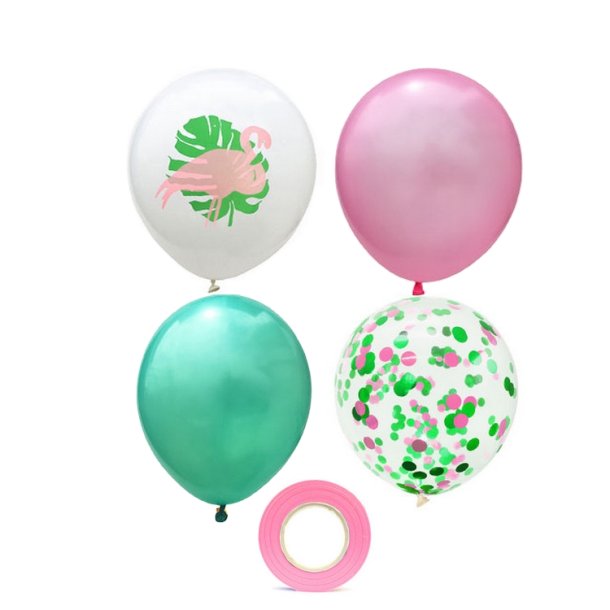 Flamingo latex balloner/22 dele