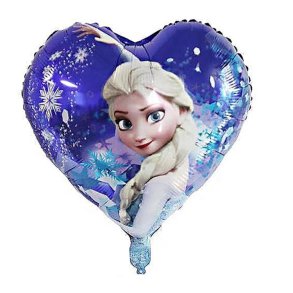 Elsa Hjerte folieballon 45 cm.