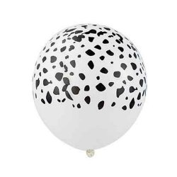 Latex Ballon Dalmantiner 30 cm./ 5 Stk.