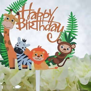 Kagedekoration/Jungle