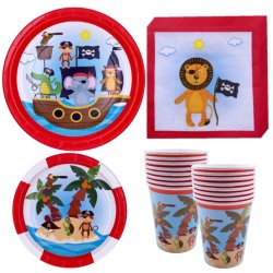 Pirat 'Seje Kammerarter' Engangsservice