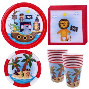 Pirat 'Seje Kammerarter' Engangsservice