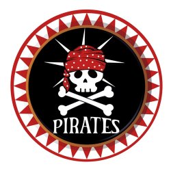 Pirat Skull Engangsservice