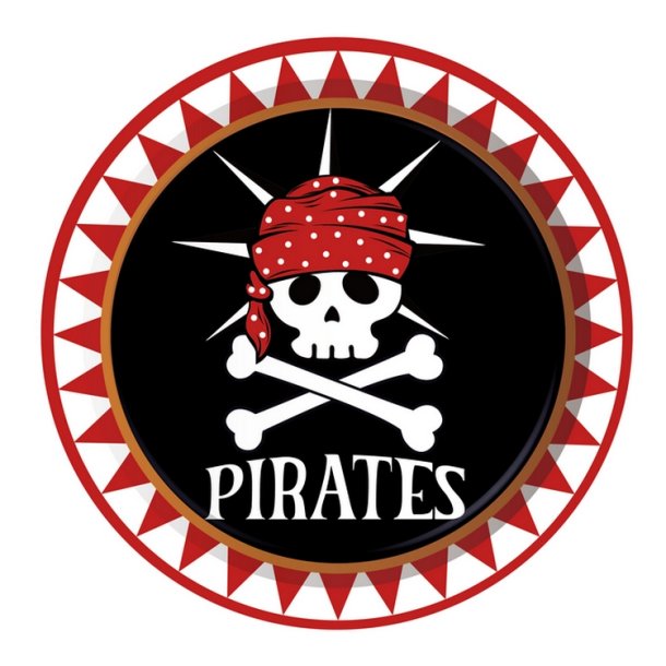 Pirat Skull Engangsservice