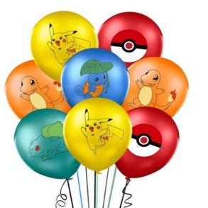Pokemon Latex Balloner/ 10 Stk.