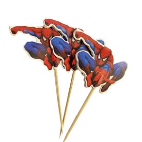 Spiderman Kagepinde/ 10 stk.