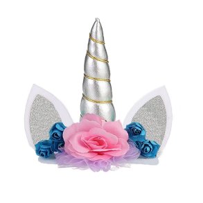 Kagedekoration/ Unicorn Slv horn