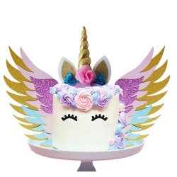 Kagedekoration/ Unicorn Guld