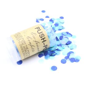 Push pop Konfetti/Rund Shark Mix