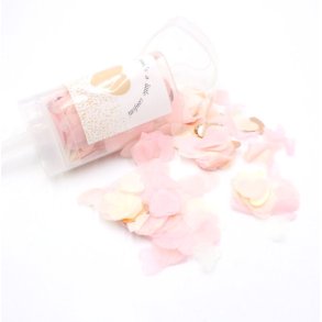 Push pop konfetti/hjerte peach mix