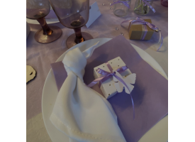 Konfirmation i Lilla, Hvid & Guld