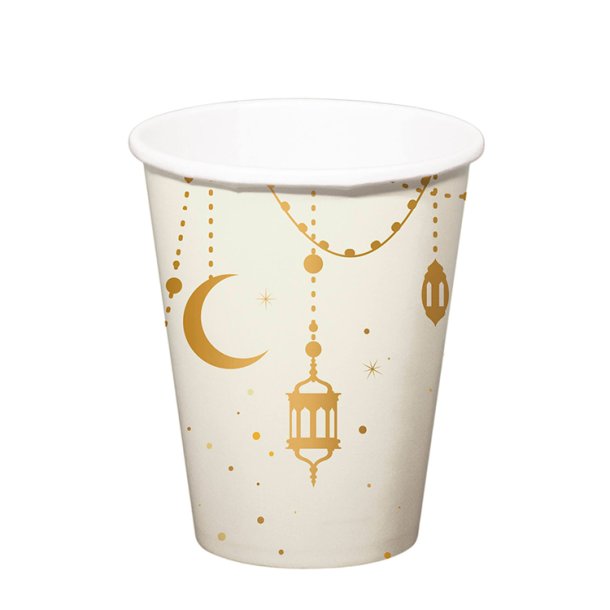 Eid Mubarak Papkrus - 250 ml / 8 stk. - Creme