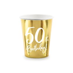Papkrus "50th Birthday" /6 Stk. 