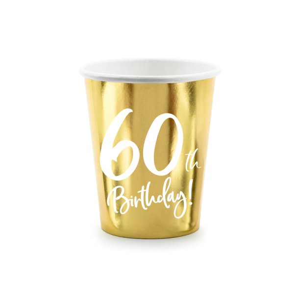 Papkrus "60Th Birthday" /6 Stk