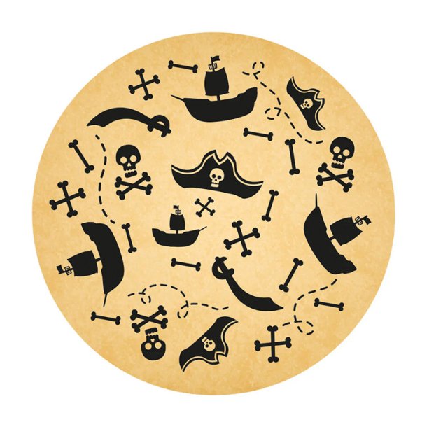 Pirat Muffinforme / 75 stk.