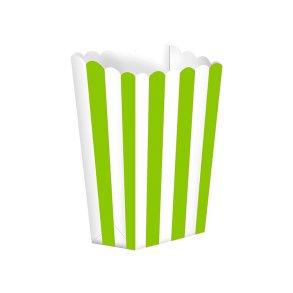 Popcornbger Stribet Kiwi / 5 stk. 